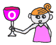 Japanese HOSTESS A sticker #5940106