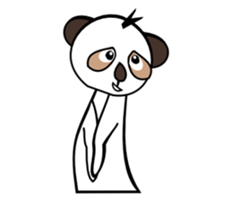 Half of Meerkat and a cat sticker #5940115