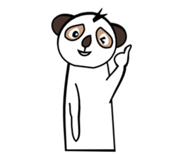 Half of Meerkat and a cat sticker #5940123