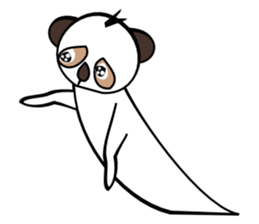 Half of Meerkat and a cat sticker #5940133