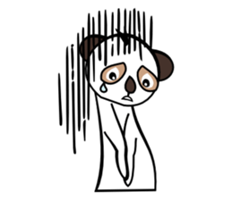 Half of Meerkat and a cat sticker #5940140