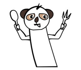 Half of Meerkat and a cat sticker #5940141