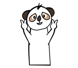 Half of Meerkat and a cat sticker #5940148