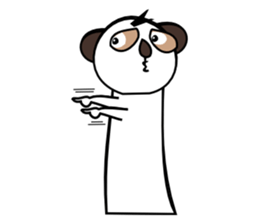 Half of Meerkat and a cat sticker #5940149