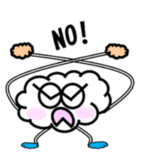 Mr Cloudy fun cloud sticker #5940366