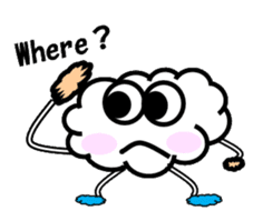 Mr Cloudy fun cloud sticker #5940374