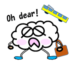 Mr Cloudy fun cloud sticker #5940389