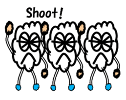 Mr Cloudy fun cloud sticker #5940391