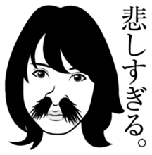 Nose hair of women 2 sticker #5940661