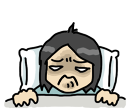 Moody guy & girl sticker #5940886