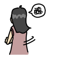 Moody guy & girl sticker #5940899