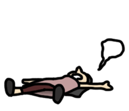 Moody guy & girl sticker #5940905