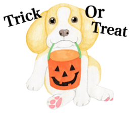 Halloween Beagle Sticker (English) sticker #5941393