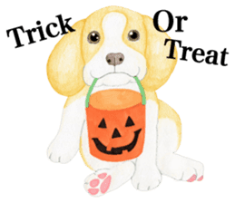 Halloween Beagle Sticker (English) sticker #5941393