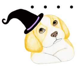 Halloween Beagle Sticker (English) sticker #5941394
