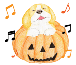 Halloween Beagle Sticker (English) sticker #5941396