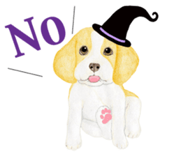 Halloween Beagle Sticker (English) sticker #5941402