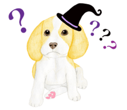 Halloween Beagle Sticker (English) sticker #5941403