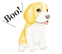 Halloween Beagle Sticker (English) sticker #5941405