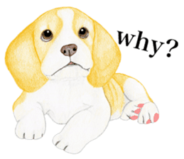 Halloween Beagle Sticker (English) sticker #5941407