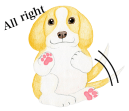 Halloween Beagle Sticker (English) sticker #5941411