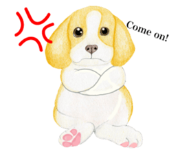 Halloween Beagle Sticker (English) sticker #5941417