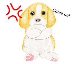 Halloween Beagle Sticker (English) sticker #5941417