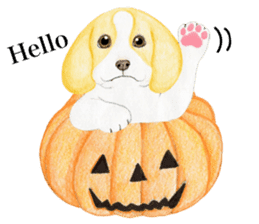 Halloween Beagle Sticker (English) sticker #5941420