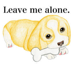 Halloween Beagle Sticker (English) sticker #5941423