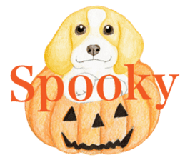 Halloween Beagle Sticker (English) sticker #5941426