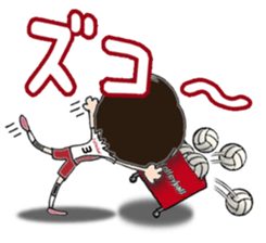 Volleyball love sticker #5941442