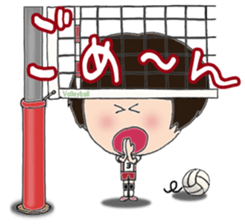 Volleyball love sticker #5941446
