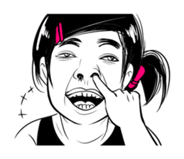 Green Tomato(Girl delusion articles ) sticker #5941729