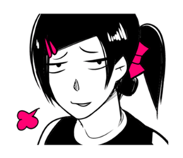 Green Tomato(Girl delusion articles ) sticker #5941734