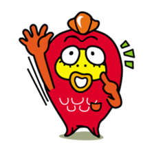 Kinpei whimsical red snapper 1 sticker #5941997