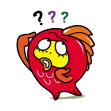 Kinpei whimsical red snapper 1 sticker #5942002