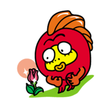 Kinpei whimsical red snapper 1 sticker #5942011