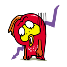 Kinpei whimsical red snapper 1 sticker #5942026