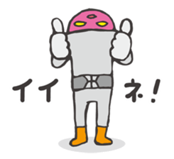 The alien's Sticker sticker #5942178