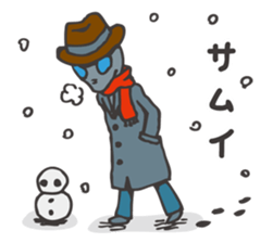 The alien's Sticker sticker #5942192