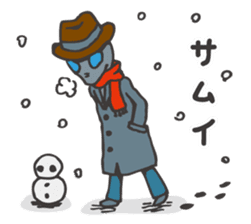 The alien's Sticker sticker #5942192