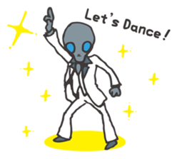 The alien's Sticker sticker #5942210