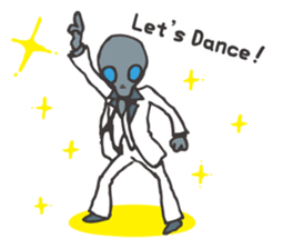The alien's Sticker sticker #5942210