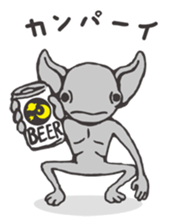 The alien's Sticker sticker #5942211