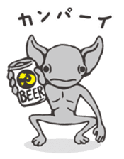 The alien's Sticker sticker #5942211