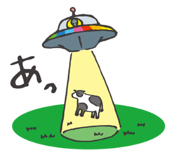 The alien's Sticker sticker #5942215