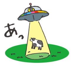 The alien's Sticker sticker #5942215