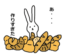 the Rabbit Rob who loves Brioche and ,,, sticker #5942337