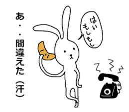 the Rabbit Rob who loves Brioche and ,,, sticker #5942347