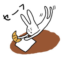 the Rabbit Rob who loves Brioche and ,,, sticker #5942373